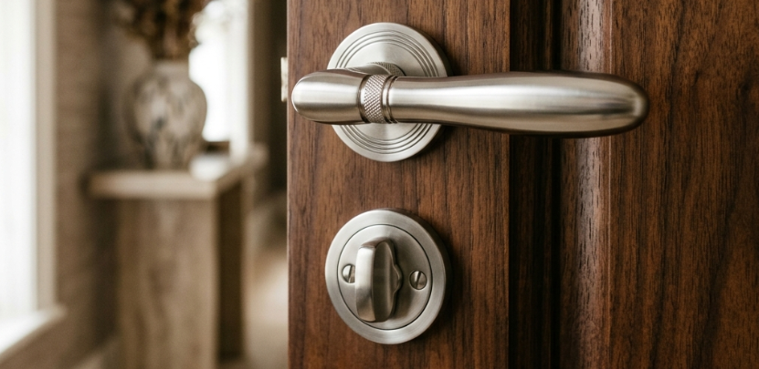 stainless steel door lever